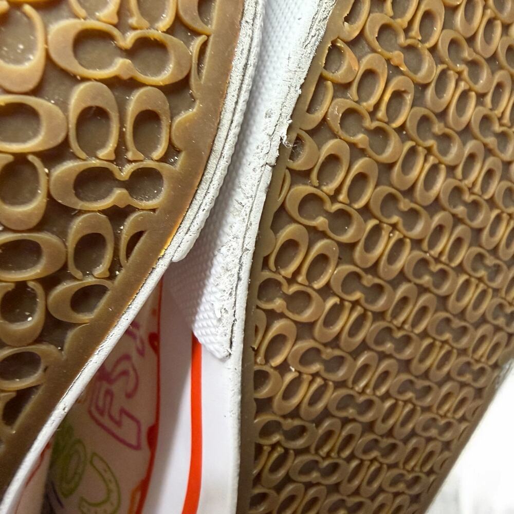 Y2K Coach A1285 Bonney Graffiti Print High Top Sneaker Size 6B - Picture 10 of 11
